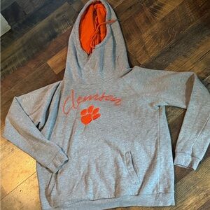 Clemson Tigers Embroidered Hoodie by Stadium Athletics Large, fits like medium